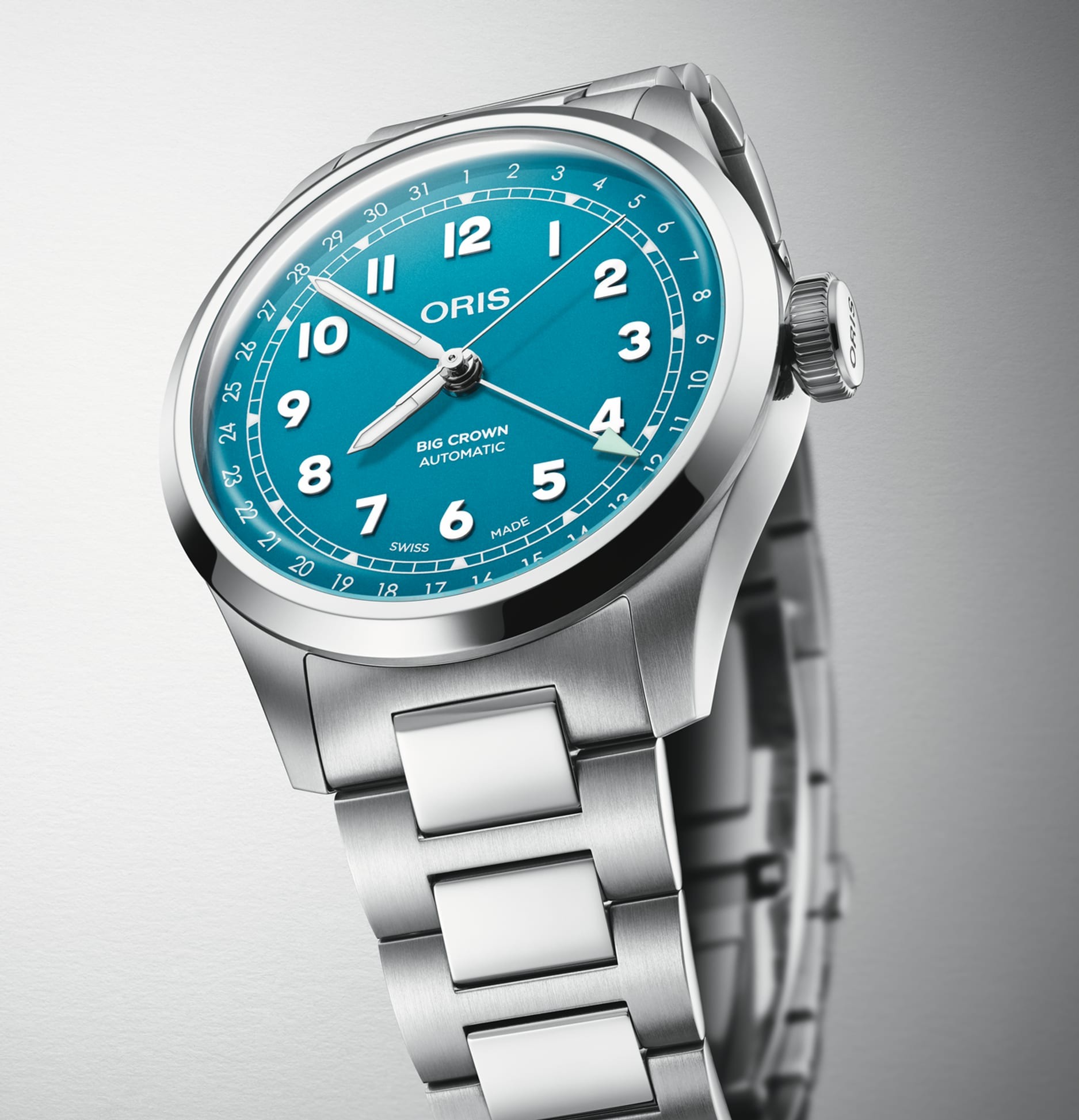 オリス(ORIS) NEW ビッグクラウン ポインターデイト 40mm ブルー